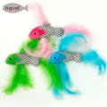 Juguetes para gatos para gatos Kitty Fish Shape Interactive Frenzy Catnip toys